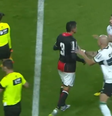 Zeca, do Coritiba, é vítima de agressão  Foto: Reprodução/ESPN