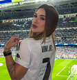 Virginia Fonseca usa camisa de Vini Jr. em jogo do Real Madrid  Foto: Reprodução/Instagram