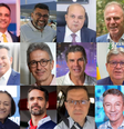 Não poderão se reeleger em 2026 os governadores dos estados: Acre, Alagoas, Amazonas , Distrito Federal, Espírito Santo, Goiás, Maranhão, Mato Grosso, Minas Gerais, Pará, Paraíba, Paraná, Rio de Janeiro, Rio Grande do Norte, Rio Grande do Sul, Rondônia, Roraima e Tocantins  Foto: credito:  Reprodução/Instagram/@gladsoncameli/@paulodantasalagoas/@wilsonlimaam/@ibaneisoficial/@casagrande_es/@ronaldocaiado/@carlosbrandaoma/@mauromendesoficial/@romeuzemaoficial/@helderbarbalho/@joaoazevedolins/@ratinho_junior/@claudiocastrorj/@fatimabezerra13/@eduardoleite/@celmarcosrocha/@antoniodenariumrr/@wanderlei__barbosa  Governadores do 