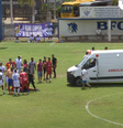 Árbitro passa mal em partida de futebol amador  Foto: Reprodução/Youtube/Regional FM 87.9 Brumadinho