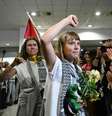 Ativista denunciou que um 'genocídio' está ocorrendo em Gaza  Foto: ANSA / Ansa - Brasil