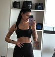 Ana Castela na academia  Foto: Reprodução/Instagram