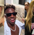 Vini Jr. pede fotos e combina hotel com modelo brasileira em meio a romance com Virginia  Foto: Contigo