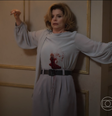 Odete Roitman (Debora Bloch) é assassinada em Vale Tudo  Foto: Reprodução/Globo