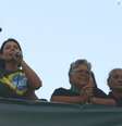 Michelle Bolsonaro discursa em trio elétrico na Esplanada dos Ministérios durante ato pela anistia aos condenados do 8 de Janeiro, em Brasília.  Foto:  Rodrigo Abdalla/ND