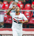 Luis Fabiano é o terceiro maior artilheiro da história do São Paulo  Foto: Getty Images