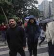 Registro na foto de dia chuvoso e gelado na cidade de São Paulo.  Foto: Tiago Queiroz/Estadão - 06/06/2025 / Estadão