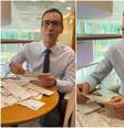 César Tralli reencontra cartas enviadas para a mãe no passado  Foto: Reprodução/Instagram