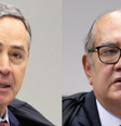 Barroso e Gilmar Mendes trocaram palavras de respeito  Foto: Reprodução
