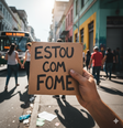 Apesar da queda em 2024, 18,9 milhões de lares brasileiros ainda vivem com insegurança alimentar  Foto: Gemini 
