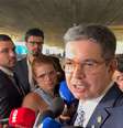 O líder do governo no Senado, Randolfe Rodrigues, afirmou que o presidente Lula deve anunciar em breve o substituto de Luís Roberto Barroso no Supremo Tribunal Federal  Foto: Deborah Sena 