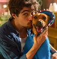 'Caramelo': o filme brasileiro TOP 1 na Netflix com Rafael Vitti que vai te fazer rir, chorar e querer adotar um cachorro.  Foto: Divulgação, Netflix / Purepeople