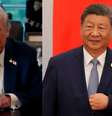 Os presidentes dos EUA, Donald Trump, e da China, Xi Jinping 
  Foto: 