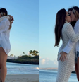 Lauana Prado e Tati Dias em vídeo romântico na praia  Foto: Reprodução/Instagram
