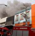 Unidade das Lojas Torra, na zona oeste de São Paulo, é atingida por incêndio  Foto: Corpo de Bombeiros