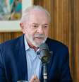 Presidente da República, Luiz Inácio Lula da Silva, durante entrevista concedida à Rádio Piatã FM  Foto: Ricardo Stuckert / PR