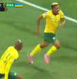Gol que garantiu a África do Sul na Copa do Mundo  Foto: Reprodução/Redes sociais
