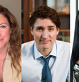 Sophie Grégoire Trudeau, Junstin Trudeau e Katy Perry  Foto: Reprodução/Instagram