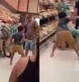 Caso ocorreu dentro de um supermercado em Aparecida de Goiânia (GO)  Foto: Reprodução/@sobrevarejos/X