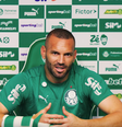 O goleiro Weverton teve uma fissura na mão  Foto: Reprodução/TV Palmeiras Sportingbet