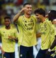 -  Foto: Divulgação/Al-Nassr - Legenda: Cristiano Ronaldo anotou o 1000º da carreira contra o Al-Fatah, pelo Campeonato Saudita / Jogada10