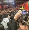 Usuários da Linha 4-Amarela ficaram amontoados nas estações na manhã desta terça-feira, 21  Foto: Reprodução/X