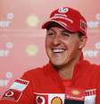Michael Schumacher em coletiva de imprensa quando era piloto da Ferrari  Foto: Paul Gilham/Getty Images