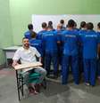 Rodrigo da Vitória Gomes transforma as salas de aula de uma escola prisional do Espírito Santo em um espaço de ciência  Foto: Divulgação
