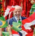 O presidente Lula durante a cerimônia oficial de chegada  ao Palácio Merdeka, na Indonésia  Foto: Ricardo Stuckert / PR