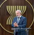 Lula diz que o acordo certamente não será feito imediatamente após a reunião com Trump, na Malásia  Foto: Ricardo Stuckert/PR