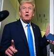 Trump postou sobre o aumento de tarifas enquanto voava para a Malásia no sábado  Foto: Getty Images / BBC News Brasil