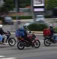 Movimentação de motos na capital paulista.  Foto: Thiago Queiroz/Estadão / Estadão