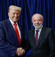 Presidente da República, Luís Inácio Lula da Silva, durante Encontro com o Presidente dos Estados Unidos, Donald Trump, durante o 47ª Cúpula da Associação de Nações do Sudeste Asiático   Foto: Ricardo Stuckert / PR