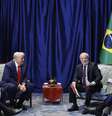 Presidente da República, Luís Inácio Lula da Silva, durante Encontro com o Presidente dos Estados Unidos, Donald Trump, durante o 47ª Cúpula da Associação de Nações do Sudeste Asiático   Foto: Ricardo Stuckert / PR