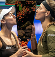 Luisa Stefani conquistou na madrugada deste domingo o título de duplas do WTA 500 de Tóquio, no Japão, ao lado da parceira Timea Babos  Foto: Reprodução/Instagram/@wta