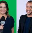 Branca Andrade, ex-SBT Rio, e Murilo Vilas Boas, da afiliada em Salvador  Foto: Reproduções/@brancaandradeoficial e @murilovboas