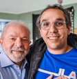 Empresário Francisco Kértesz, sócio do ministro da Comunicação Sidônio Palmeira, em foto com presidente Lula durante a campanha eleitoral de 2022  Foto: Reprodução/Redes sociais