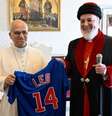 Torcedor do White Sox, Leão XIV ganhou uniforme do Chicago Cubs  Foto: ANSA / Ansa - Brasil