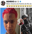 Oruam faz desabafo sobre mortos em megaoperação no Rio  Foto: Reprodução/Instagram