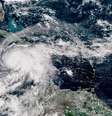 O furacão Melissa se intensificou para uma tempestade de categoria 5 à medida que se aproxima da Jamaica, de acordo com o Centro Nacional de Furacões.  Foto: NOAA via Getty Images