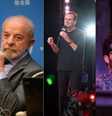 Lula, Paes, Alok e presidente da COP30 despontam entre os 100 líderes climáticos mais influentes  Foto:  Alexi J. Rosenfeld/Getty Images  Mauricio Santana/Getty Images Noam Galai/Getty Images for Global Citizen Buda Mendes/Getty Images for Global Citizen