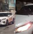 Família estava em carro quando foi surpreendida por criminosos  Foto: Reprodução/TV Globo