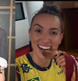 Montagem com fotos de Bruna Unzuenta (esquerda) e Gabi Guimarães (direita)  Foto: Reprodução/Instagram