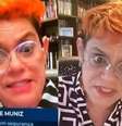 A professora Jacqueline Muniz em participações na TV: tentativa de ridicularização ao ligada ao jornalismo da Globo e GloboNews  Foto: Reprodução