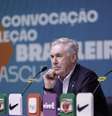 ‘Não sou pai e nem irmão’, diz Ancelotti sobre polêmicas recentes de Vini Jr.  Foto: @rafaelribeirorio / CBF