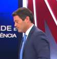 André Ventura abandonou o estúdio após momento piadista de um comentarista, filho de político da esquerda  Foto: Reprodução/TV