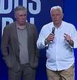 Emerson Leão ao lado de Carlo Ancelotti em evento da CBF  Foto: Reprodução