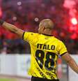 Ítalo em jogo do Al Hussein na Jordânia  Foto: Divulgação/Al Hussein