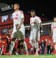  Foto: Ricardo Duarte / Internacional - Legenda: Vitão lamentou a derrota do Internacional diante do Vitória / Jogada10