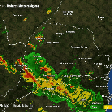 Radar mostra momento que tornado atinge região  Foto: 
